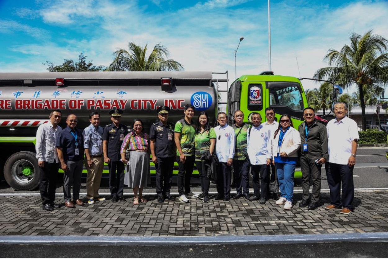 SM Prime Holdings Inc. turns over fire tanker to Volunteer Fire Brigade of Pasay City