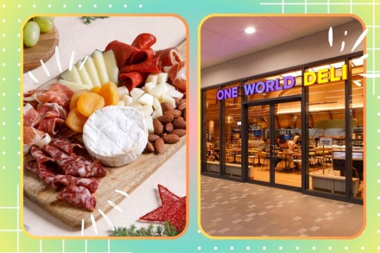 One World Deli opens a dining space by the bay, in MOA Square