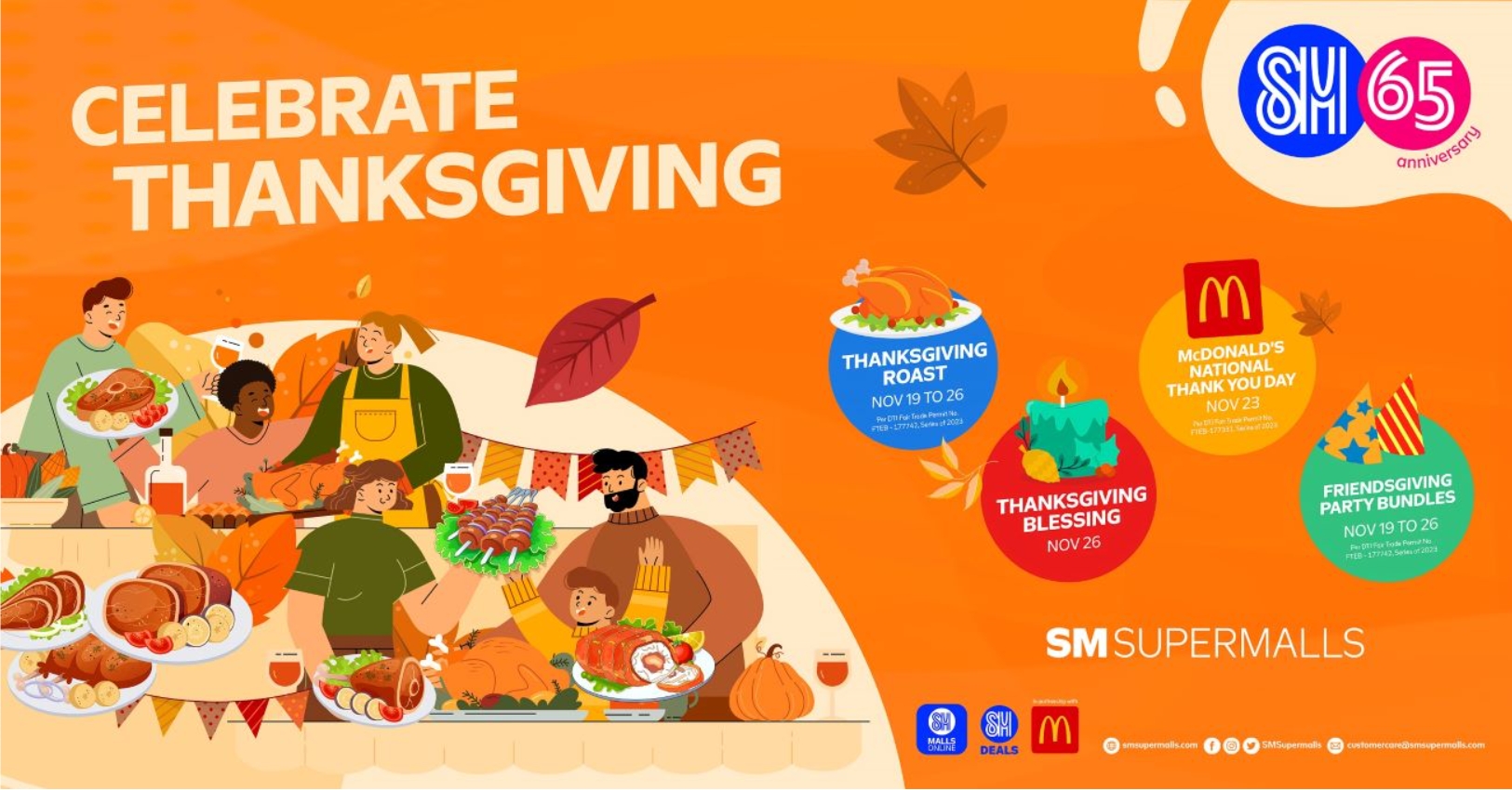 Experience an #AweSM Thanksgiving Celebration at SM Supermalls