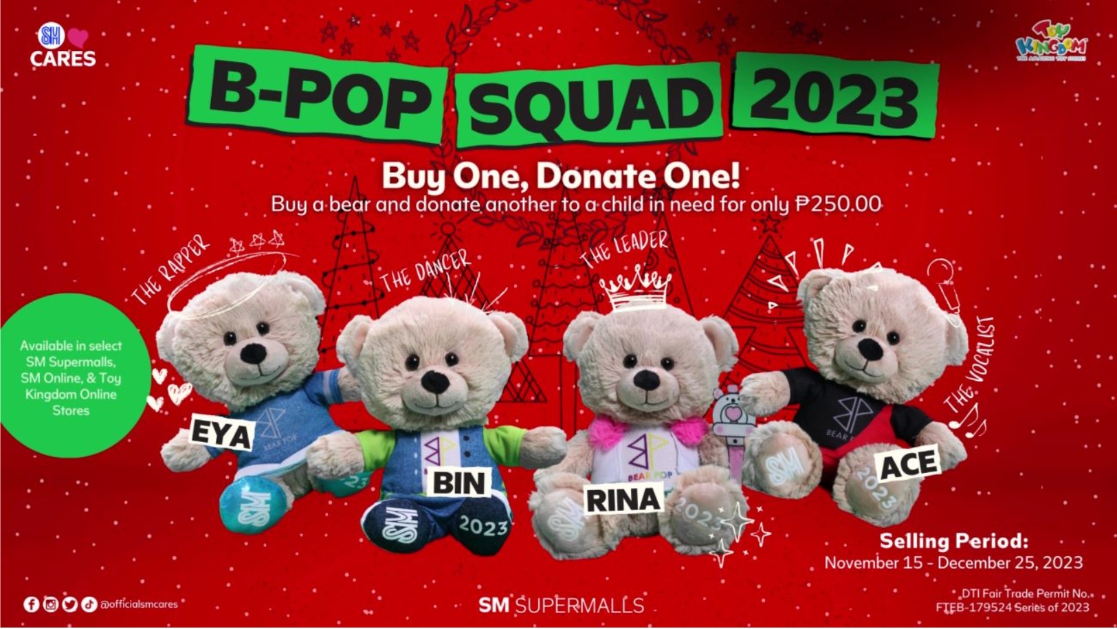 Pop Into the Holiday Spirit with SM B-Pop Bears of Joy